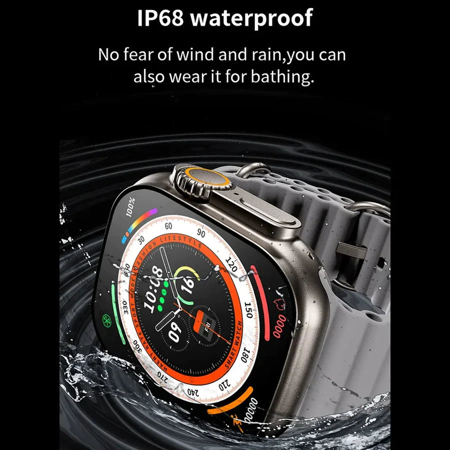 Y80 Ultra Smart Watch With 8 Straps 2.02inch Special Package Smartwatch [free home delivery]